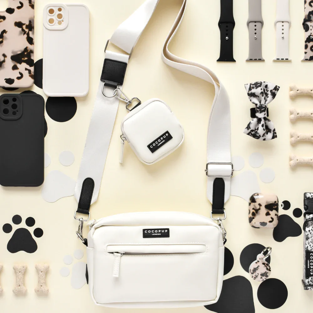 Build Your Own Dog Walking Bag - Oyster White Bag - Image 3