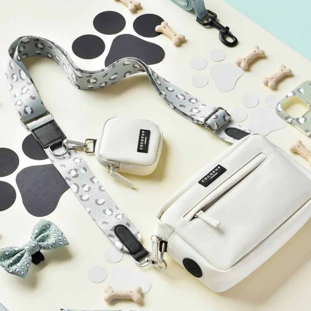 Build Your Own Dog Walking Bag - Oyster White Bag - Image 5