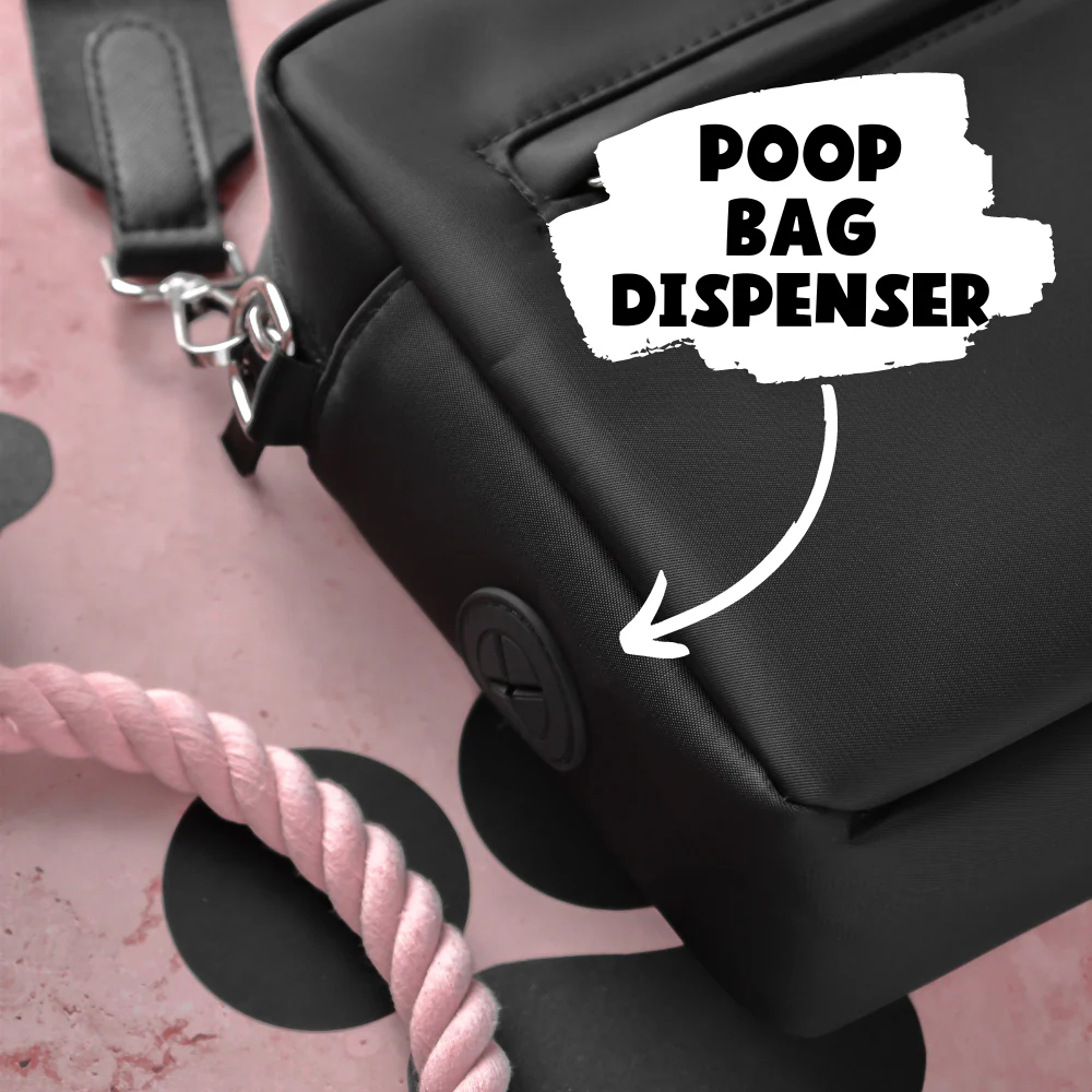 LARGE Build Your Own Dog Walking Bag - Black Bag - Image 3