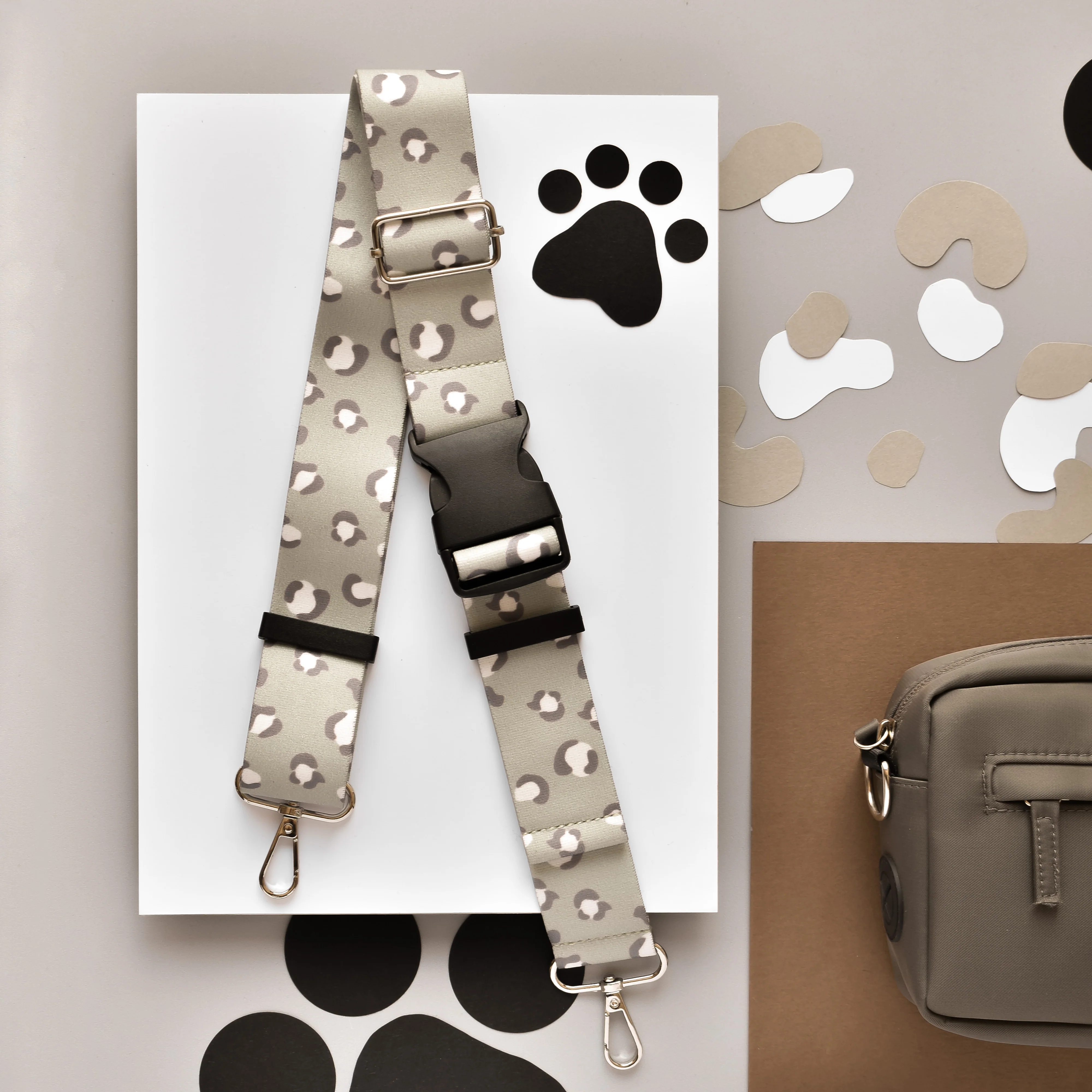 Bum Bag Strap - Sage Leopard - Image 4