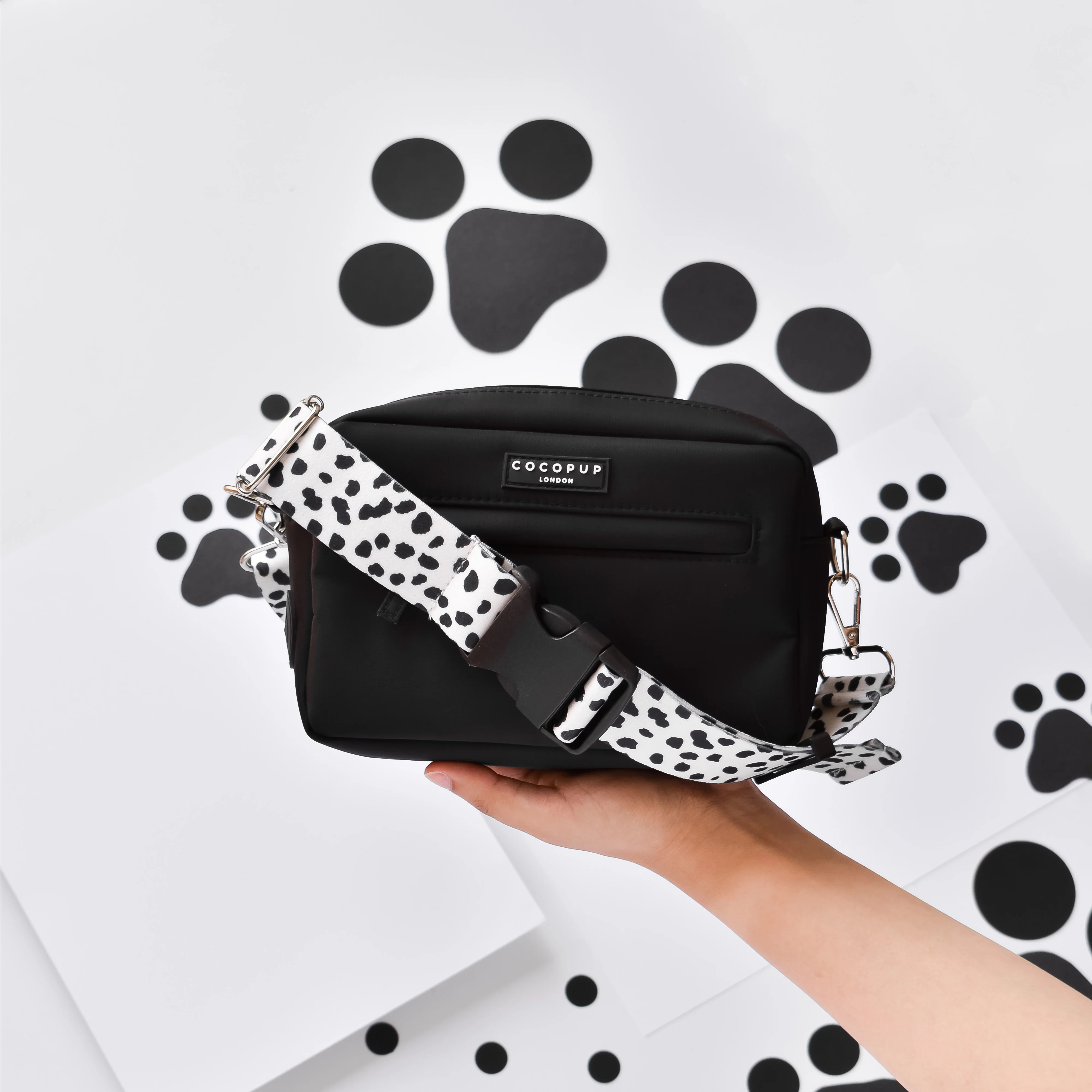 Bum Bag Strap - Monochrome Spots - Image 12