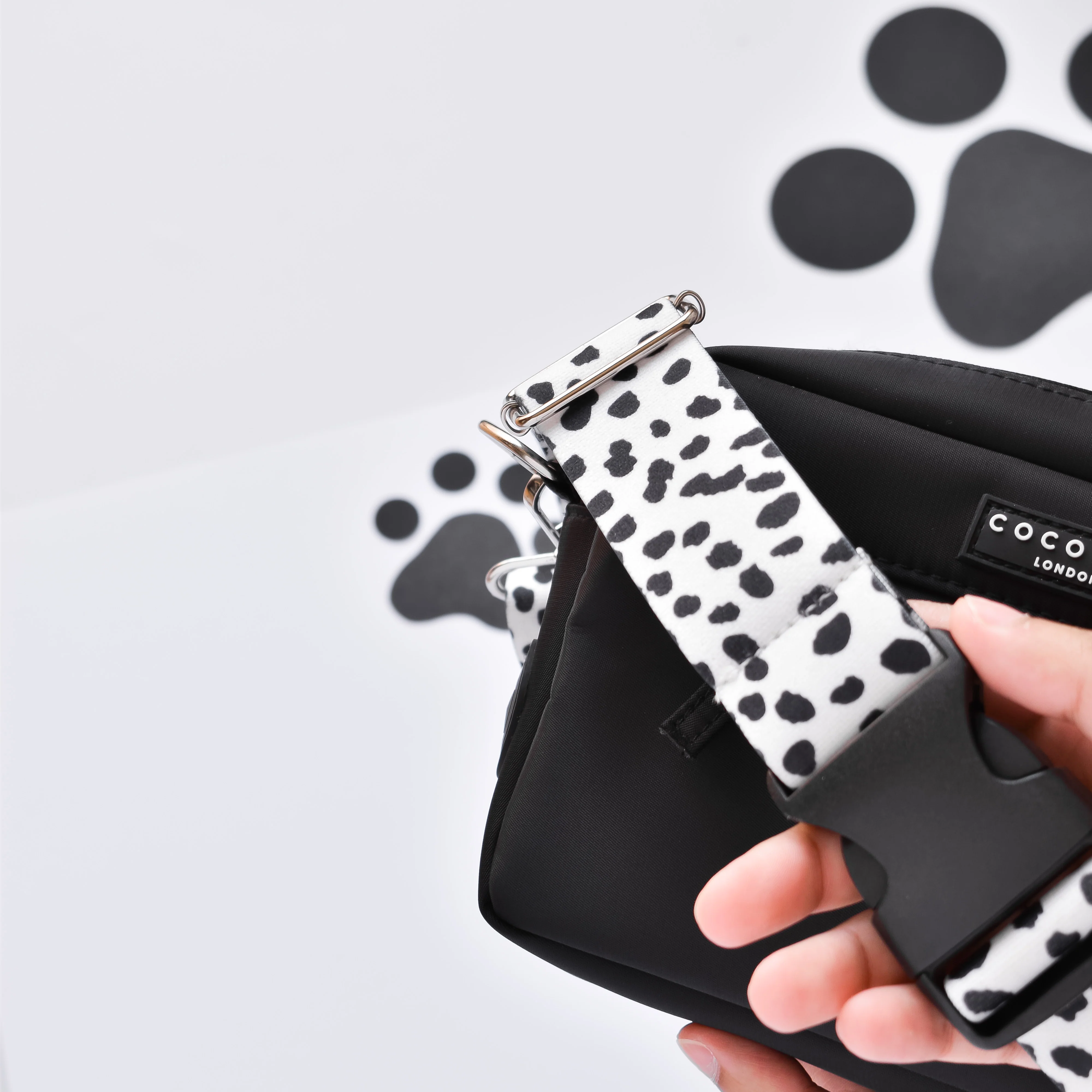 Bum Bag Strap - Monochrome Spots - Image 14