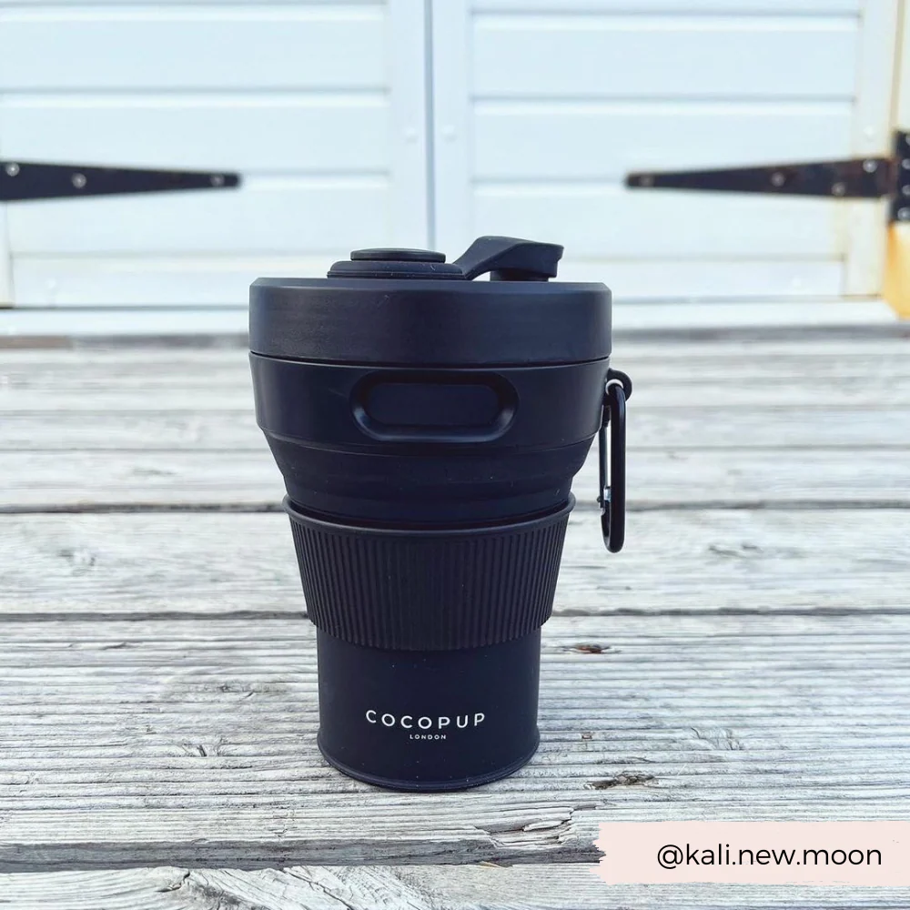 Collapsible Coffee Cup - Black - Image 12