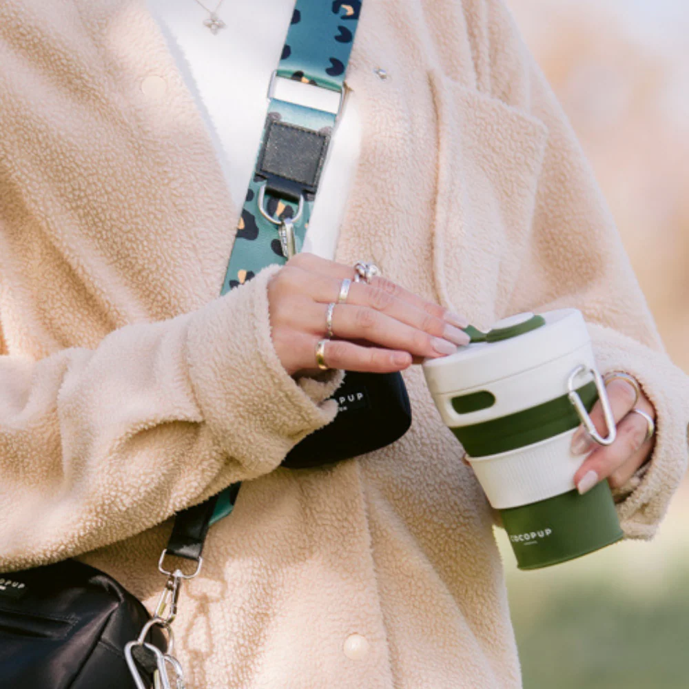 Collapsible Coffee Cup - Khaki - Image 7