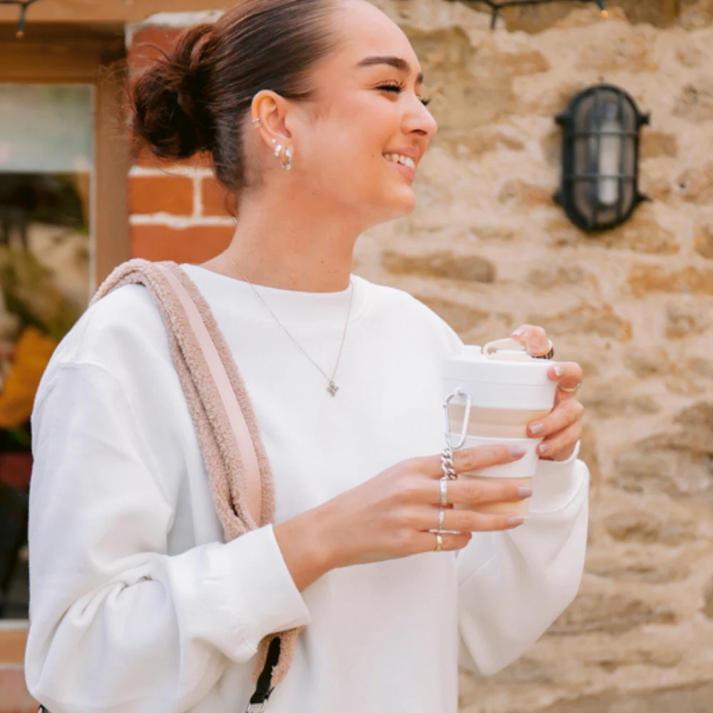 Collapsible Coffee Cup - Nude - Image 6