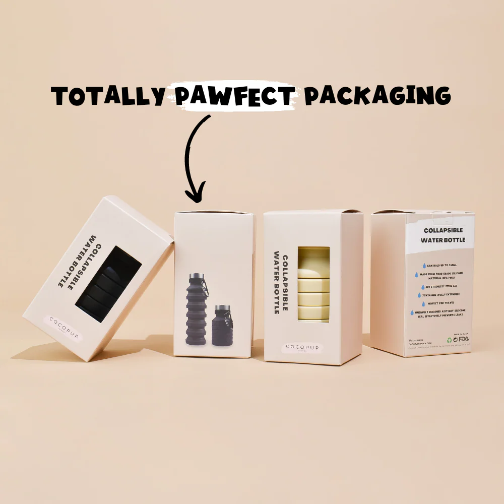 Collapsible Water Bottle - Nude - Image 4