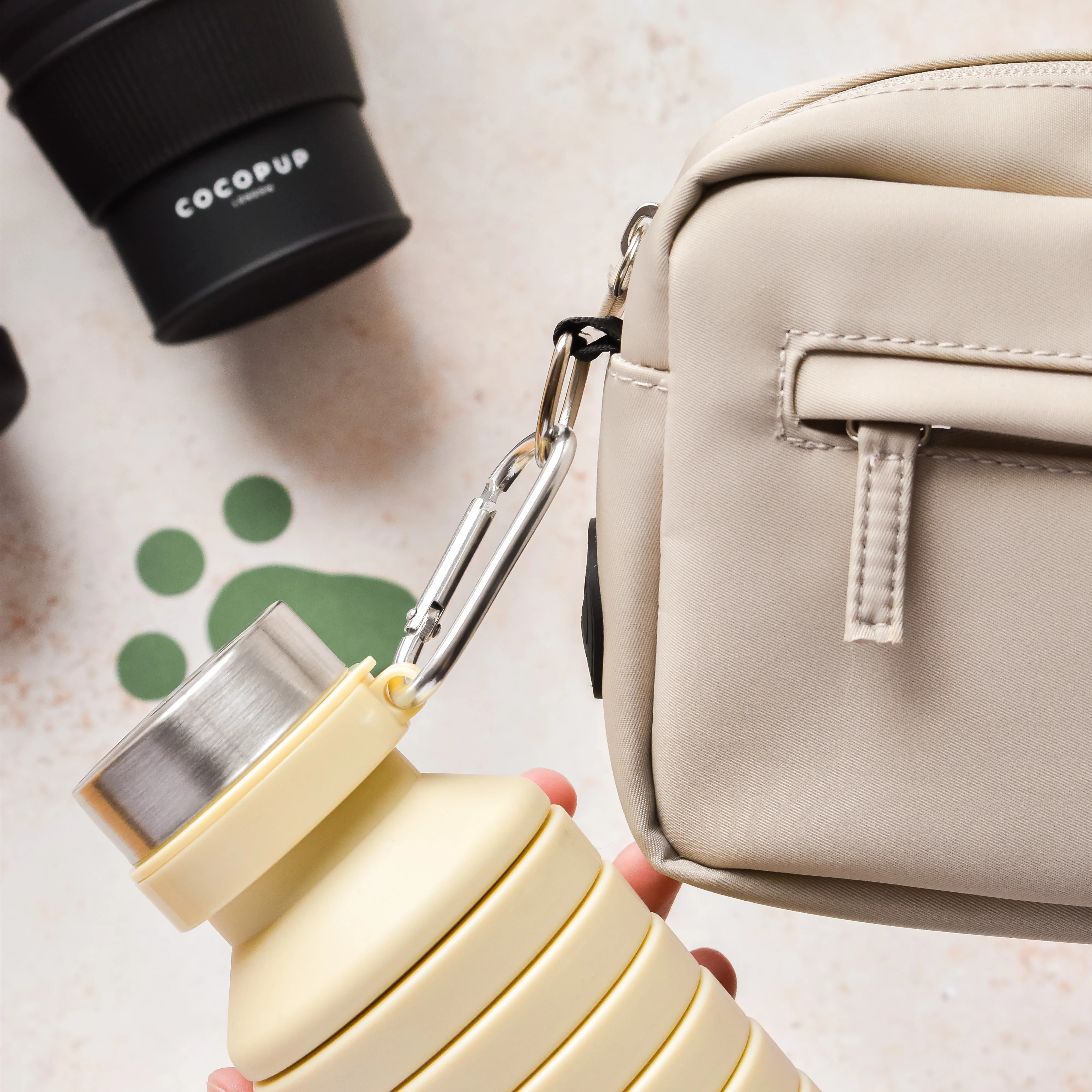 Collapsible Water Bottle - Nude - Image 5