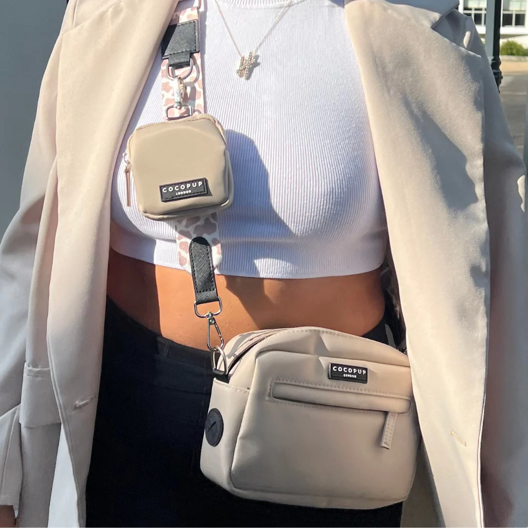 Dog Walking Bag - Caramel Latte - Image 12