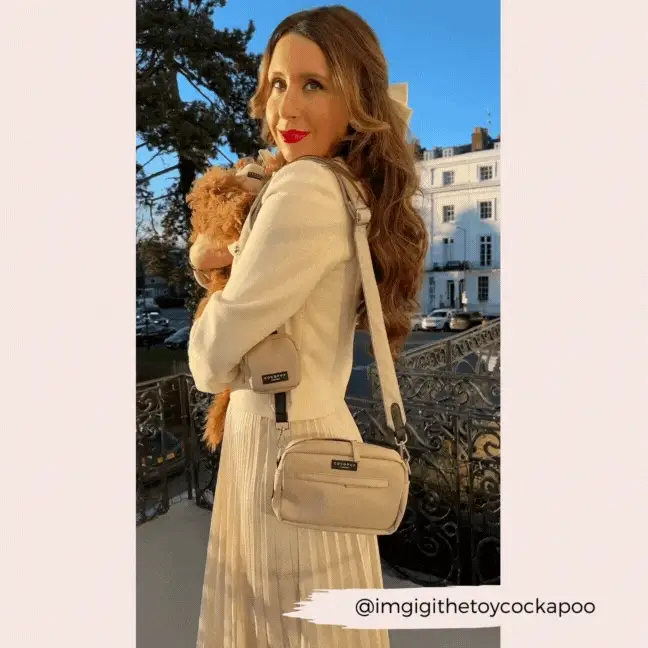 Dog Walking Bag - Caramel Latte - Image 14