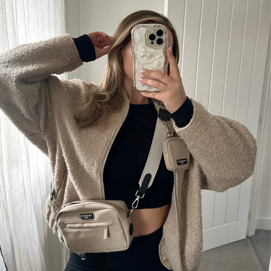 Dog Walking Bag - Caramel Latte - Image 15