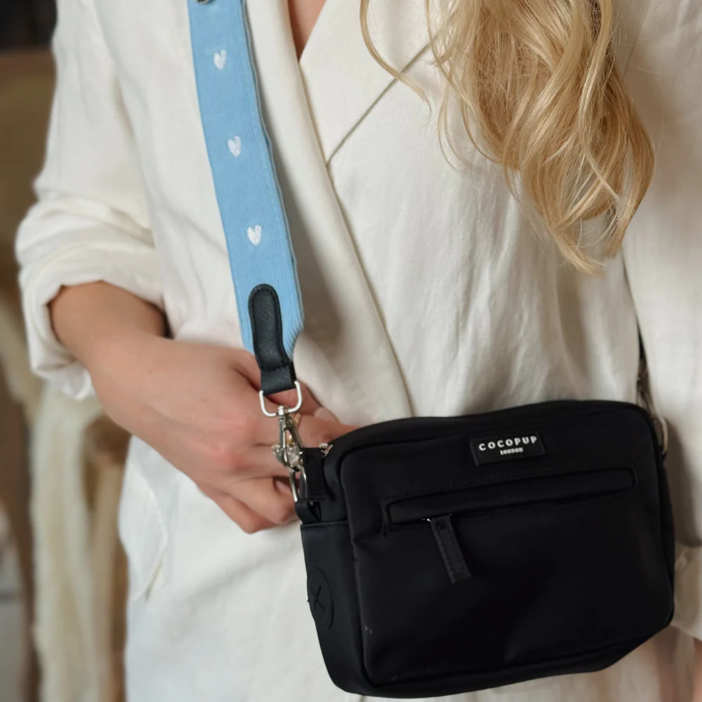 Dog Walking Bag Bundle - Blue Heartstrings Cord - Image 4