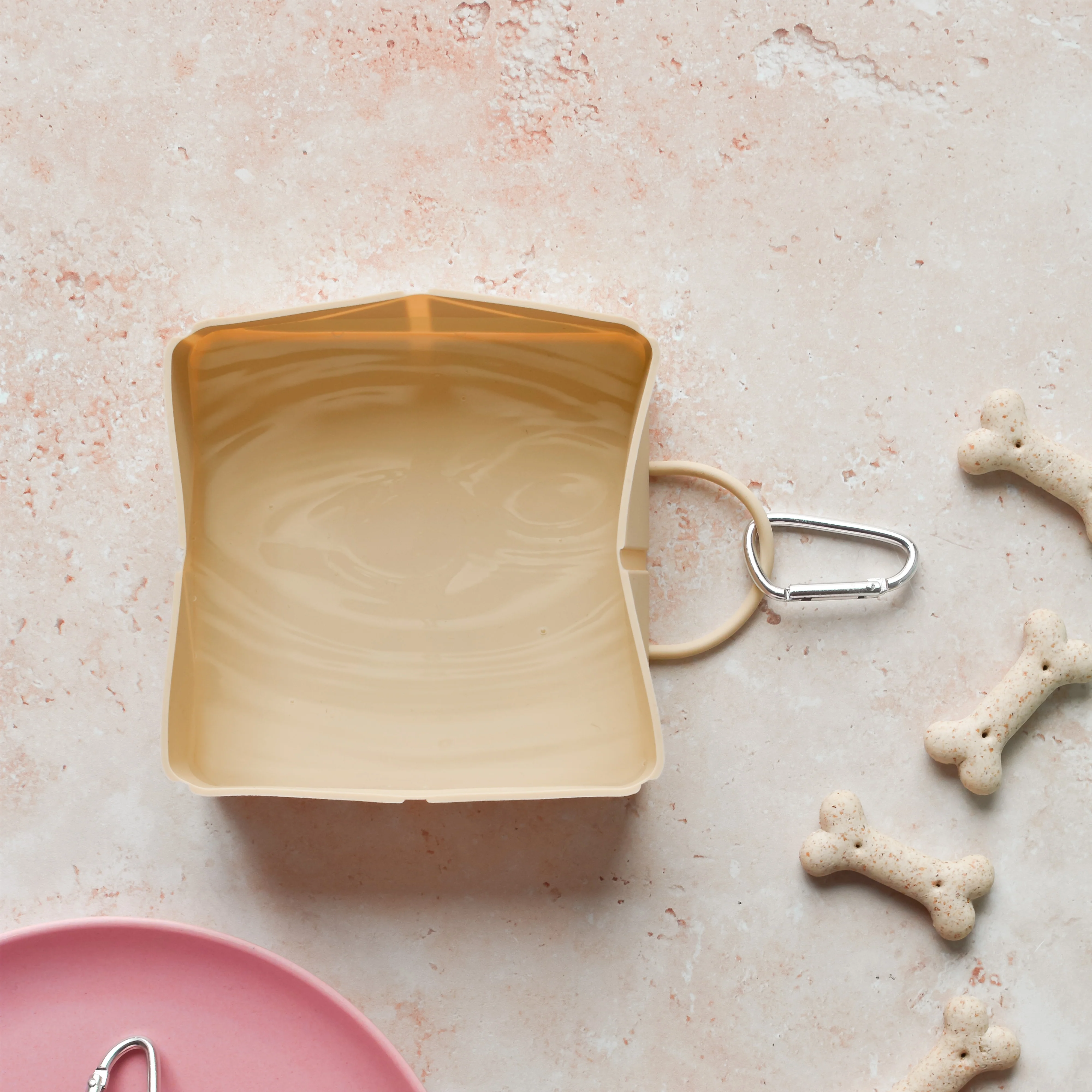 Foldable Travel Bowl - Nude - Image 3