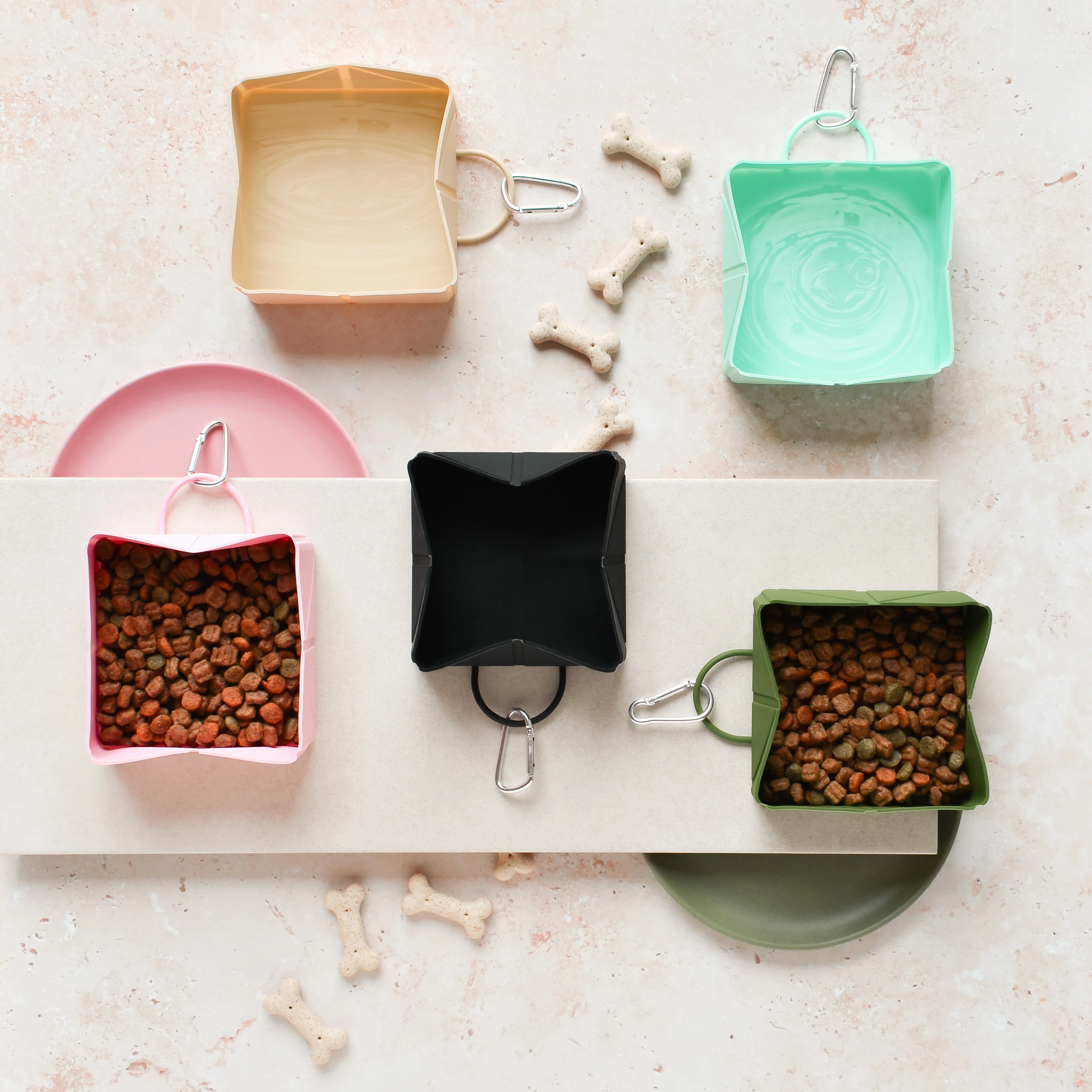 Foldable Travel Bowl - Nude - Image 9