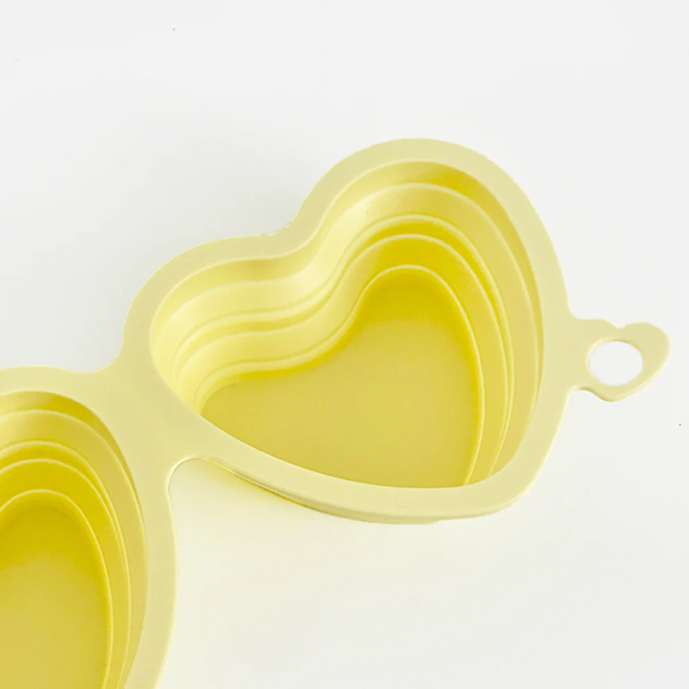 Heart Collapsible Bowl - Butter Yellow - Image 3
