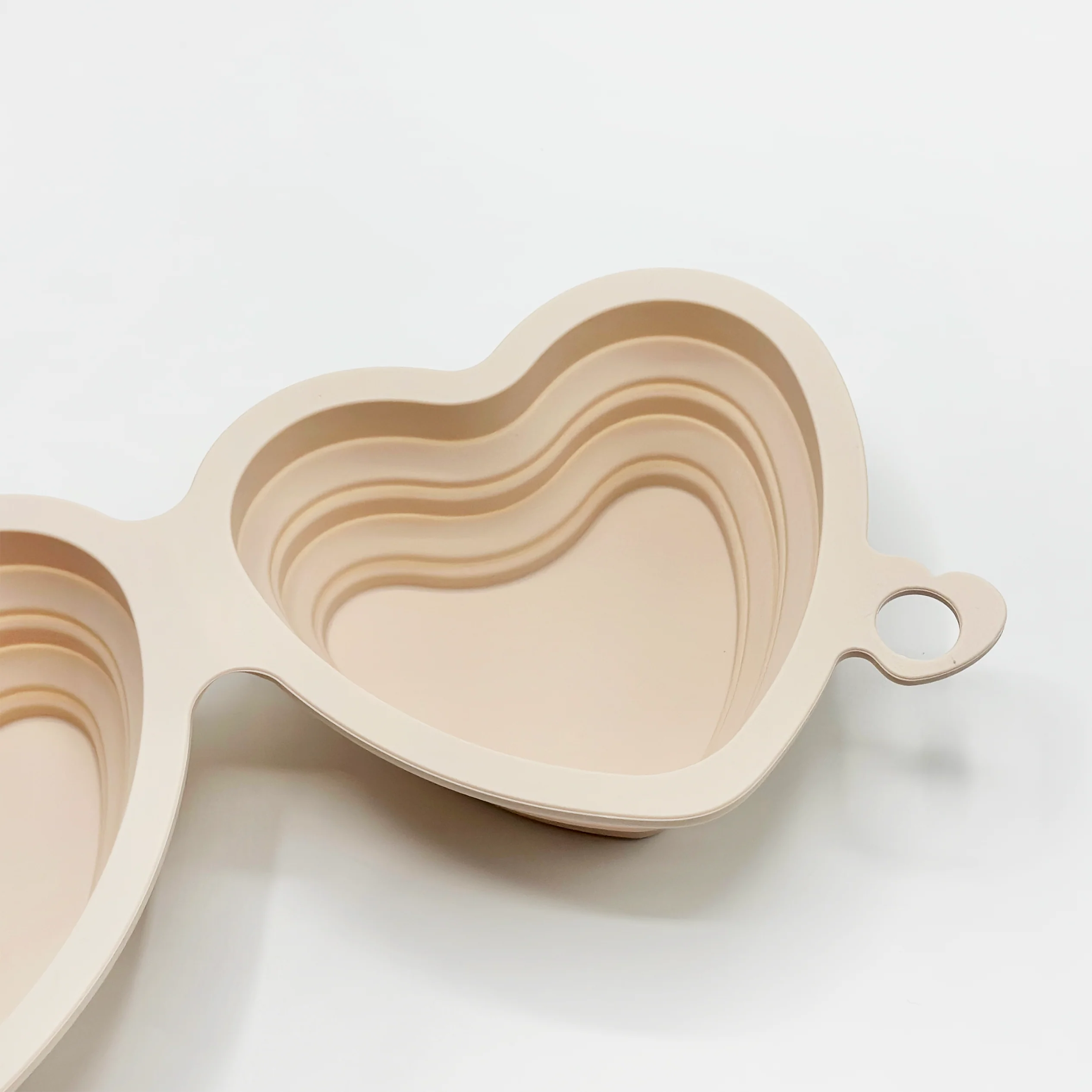 Heart Collapsible Bowl - Pink - Image 3