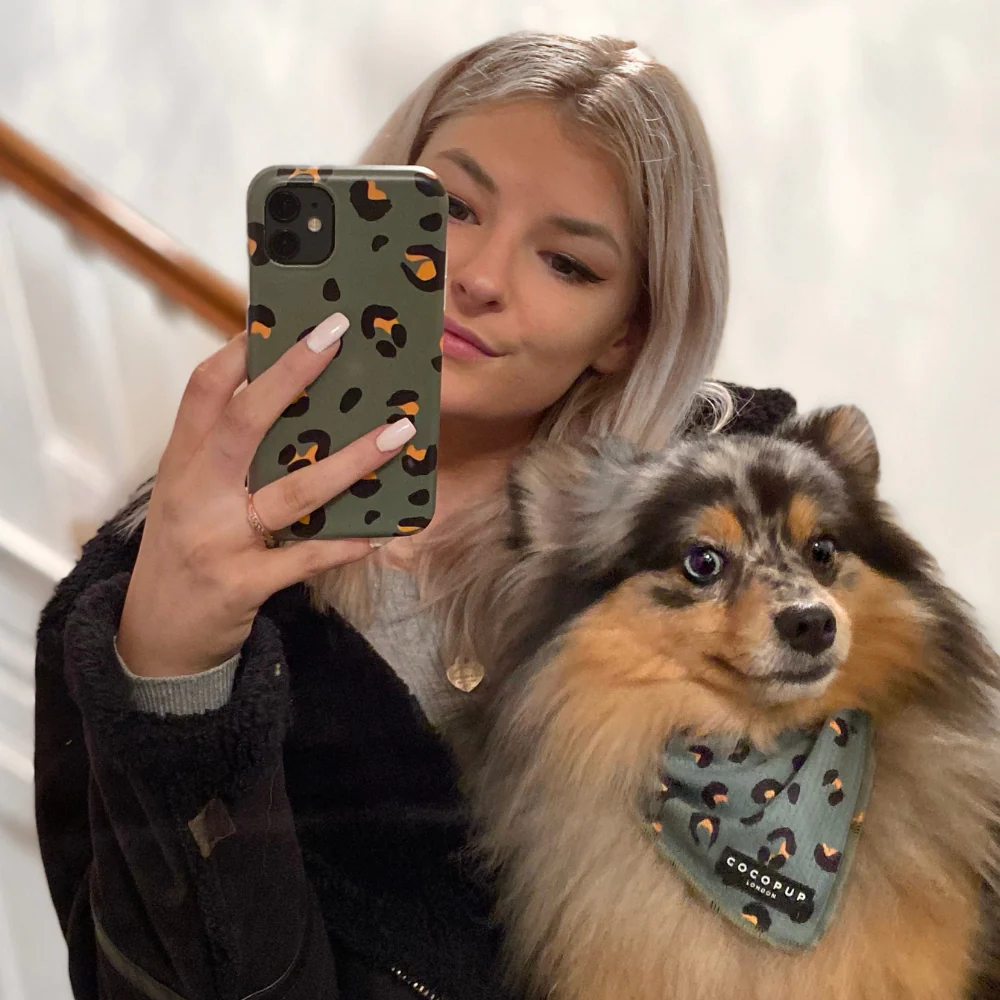 Khaki Leopard Bandana - Image 4