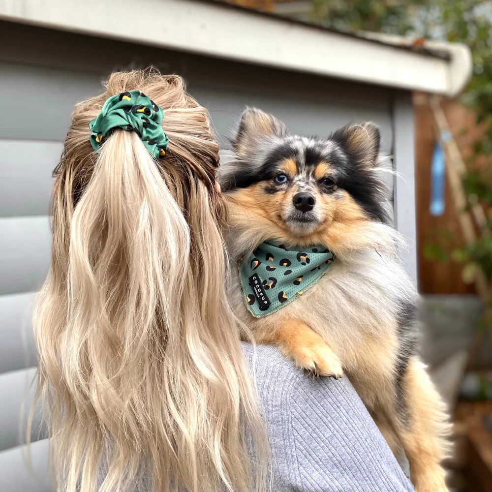 Khaki Leopard Bandana - Image 5