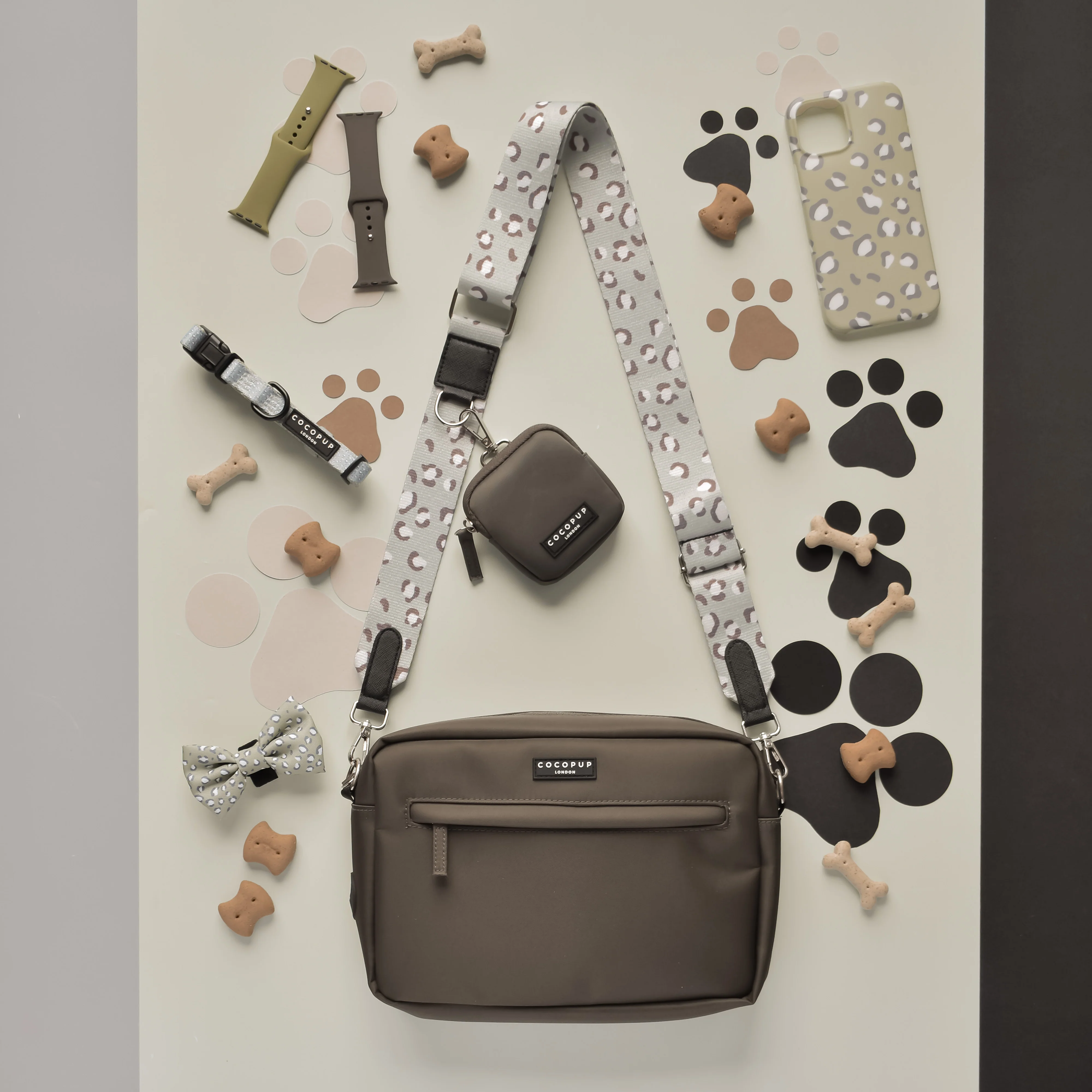 Large Dog Walking Bag - Mocha - Image 3