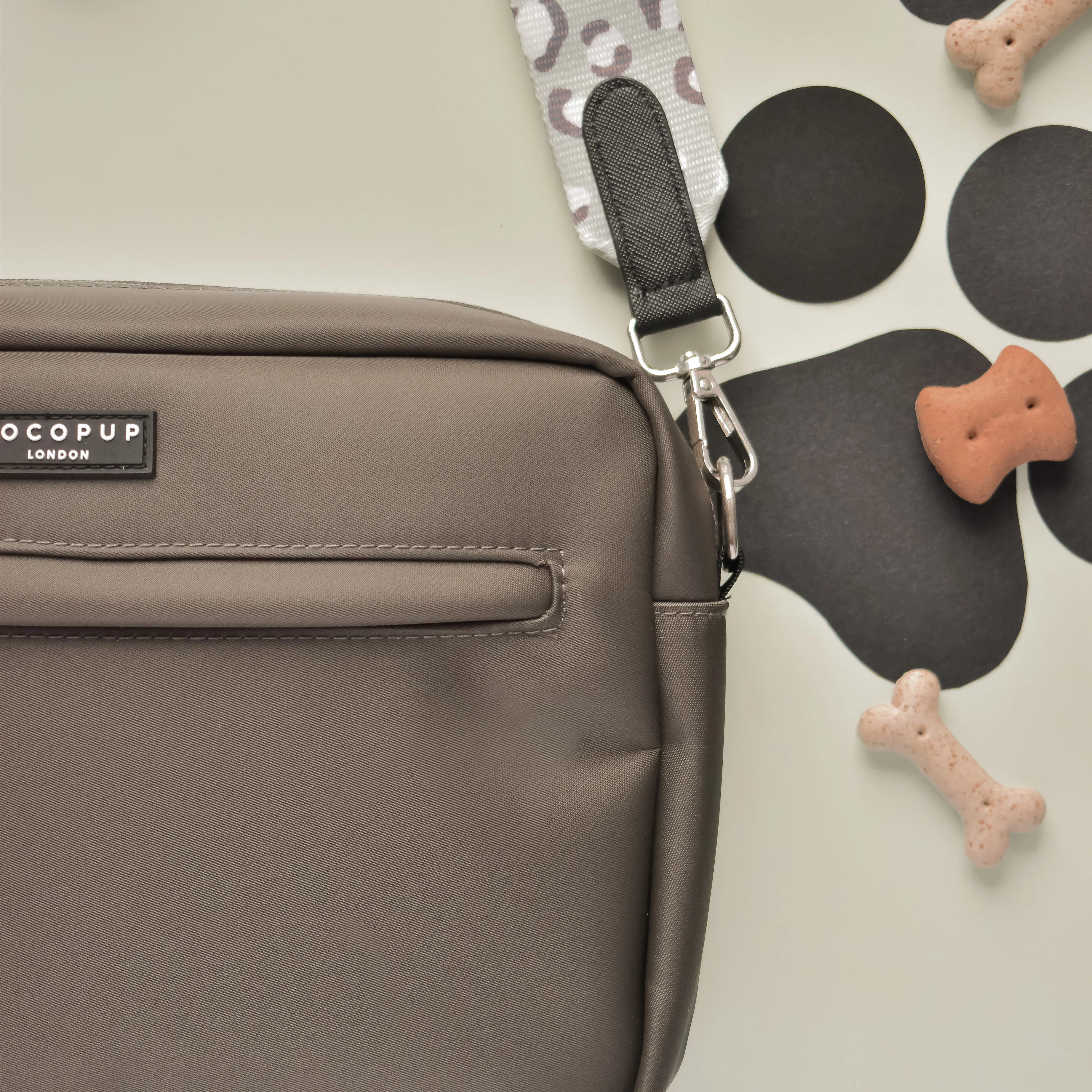 Large Dog Walking Bag - Mocha - Image 4