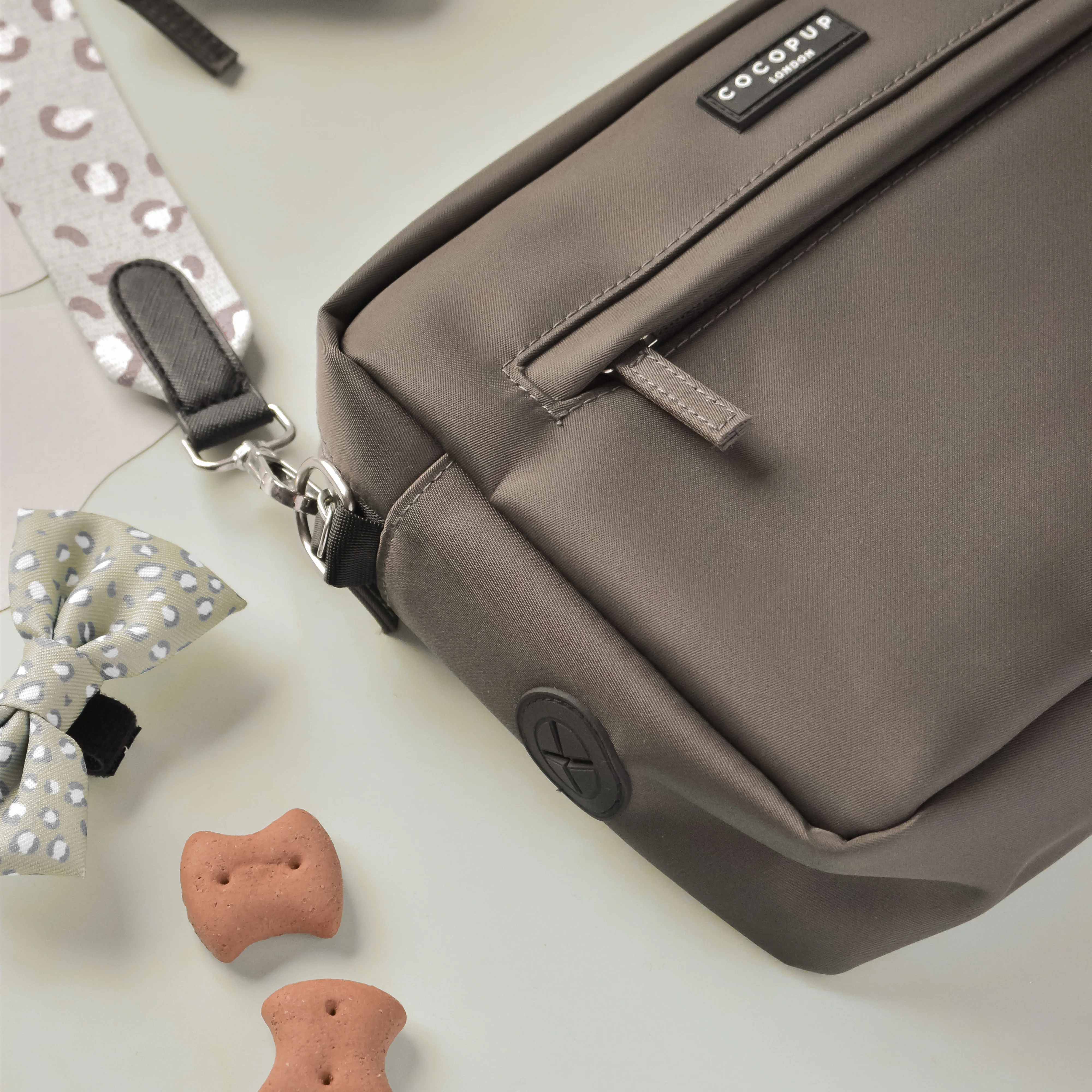 Large Dog Walking Bag - Mocha - Image 5