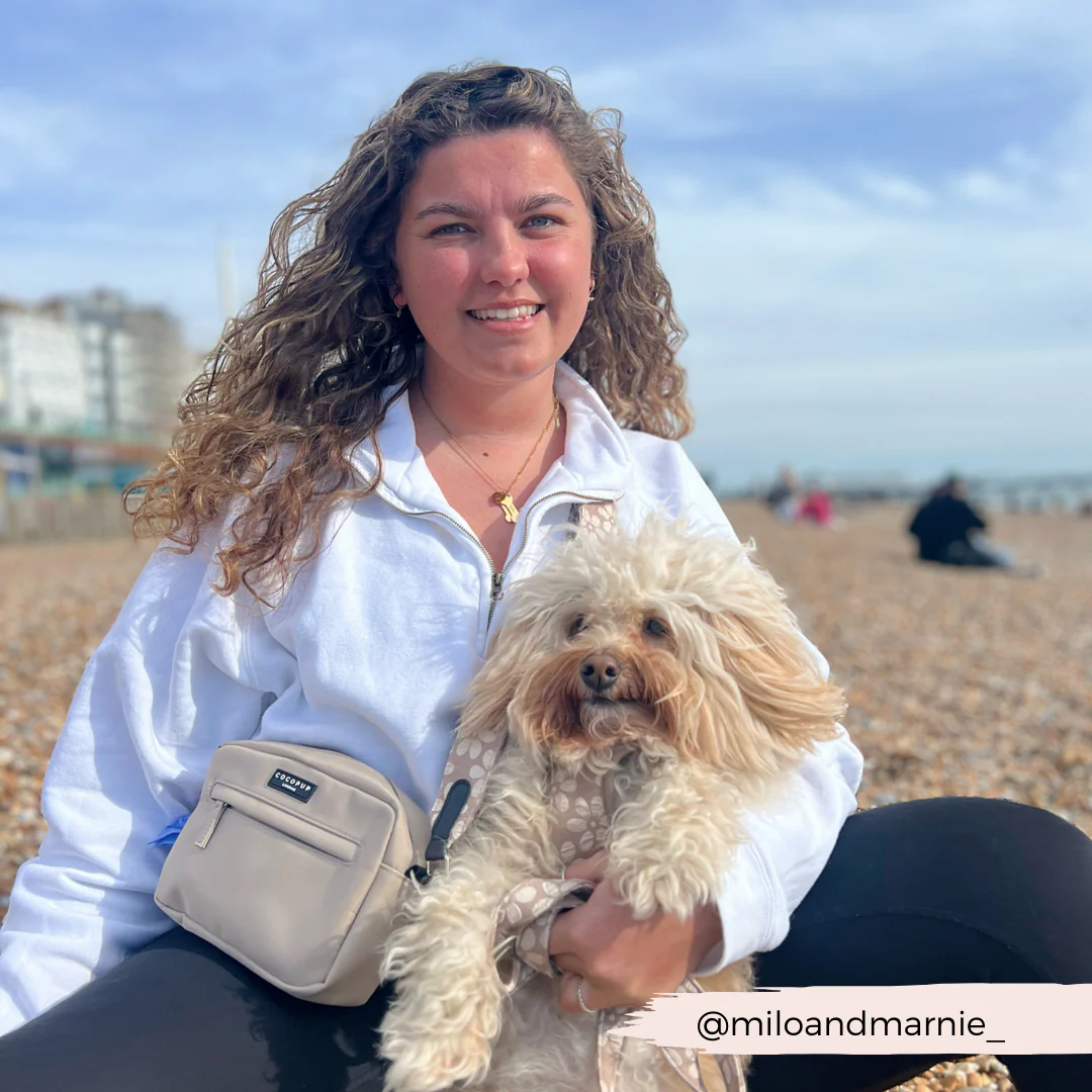 Luxe Adjustable Neck HARNESS - Mocha Flower - Image 19