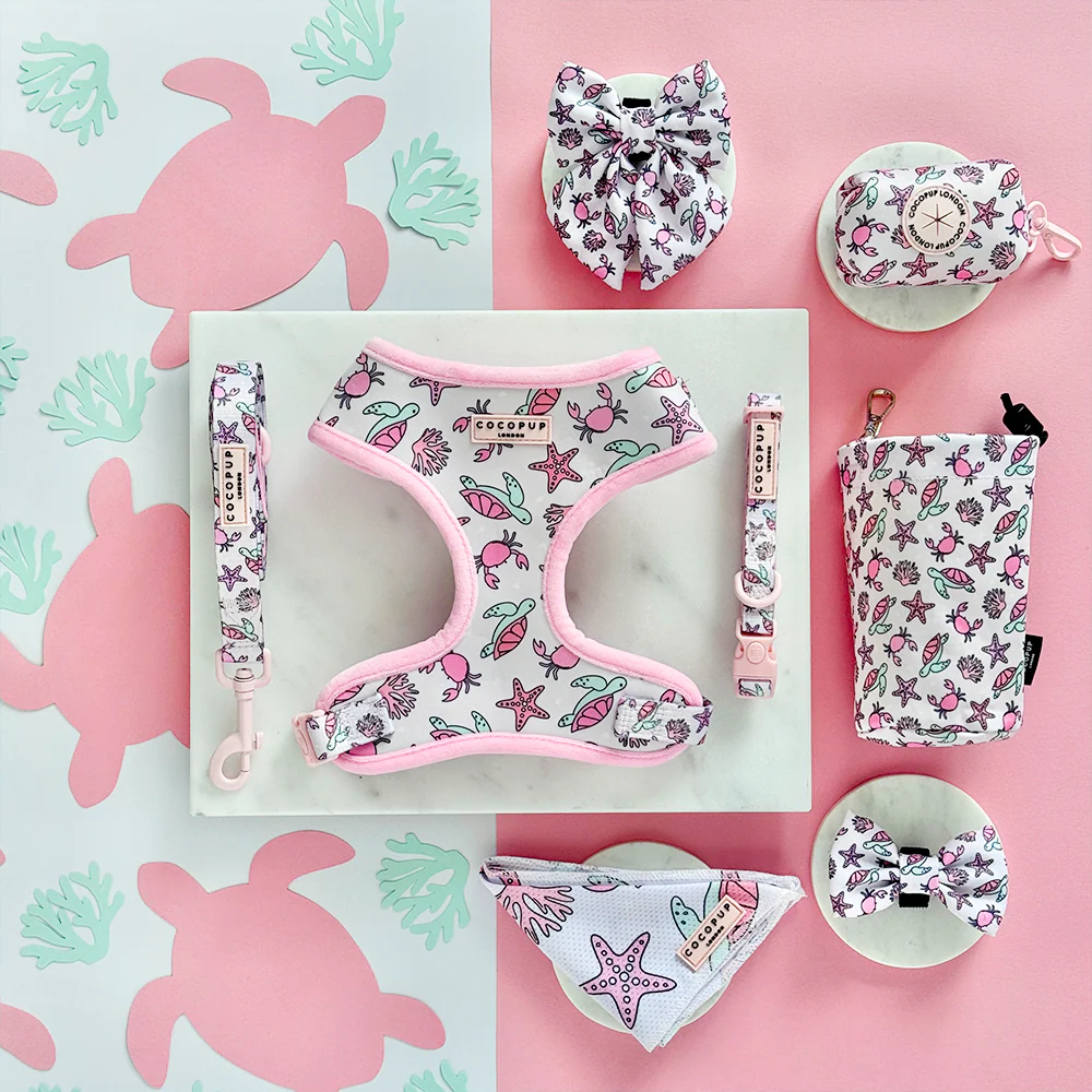 Pawcific Pink Reef Adjustable Neck HARNESS - Image 4