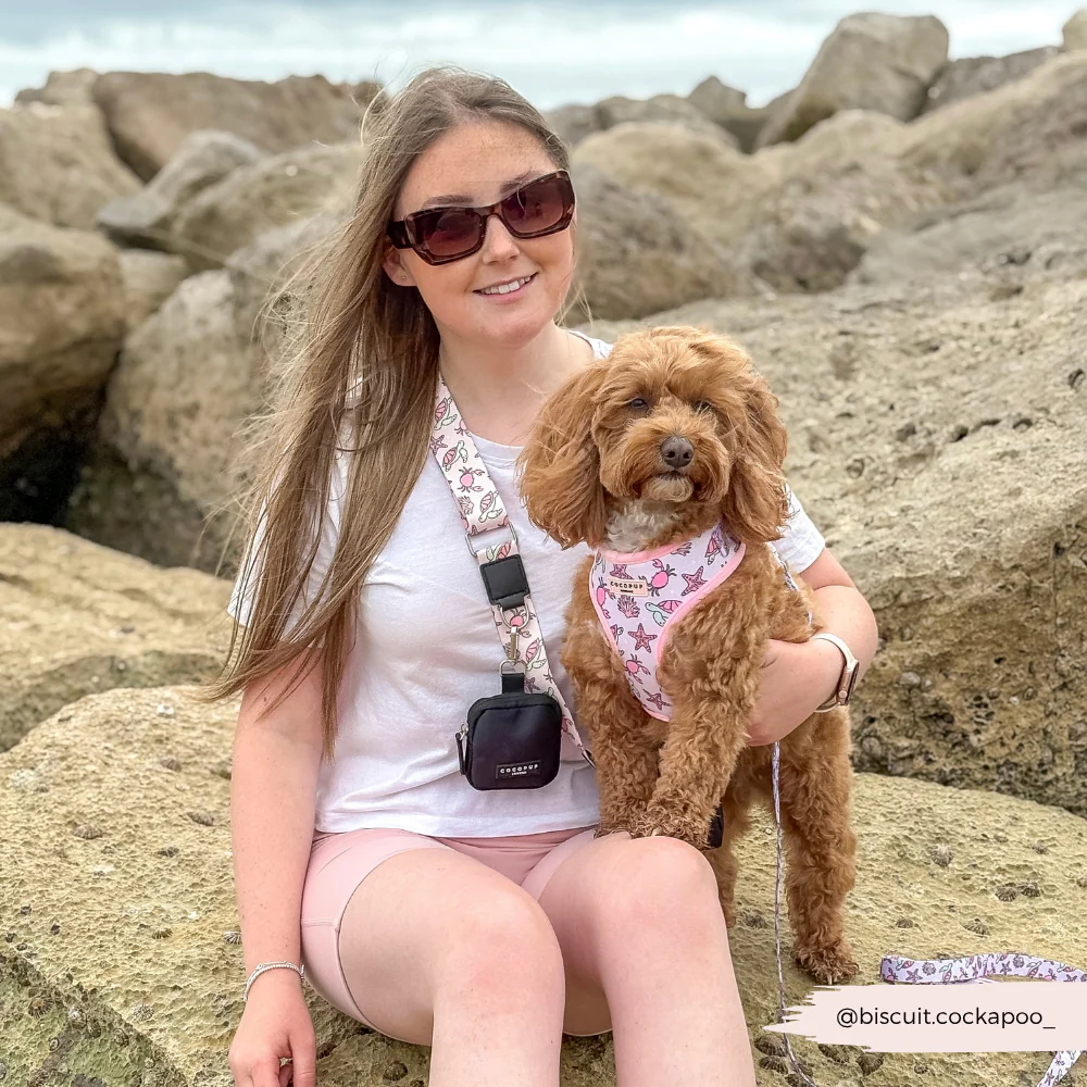 Pawcific Pink Reef Adjustable Neck HARNESS - Image 5