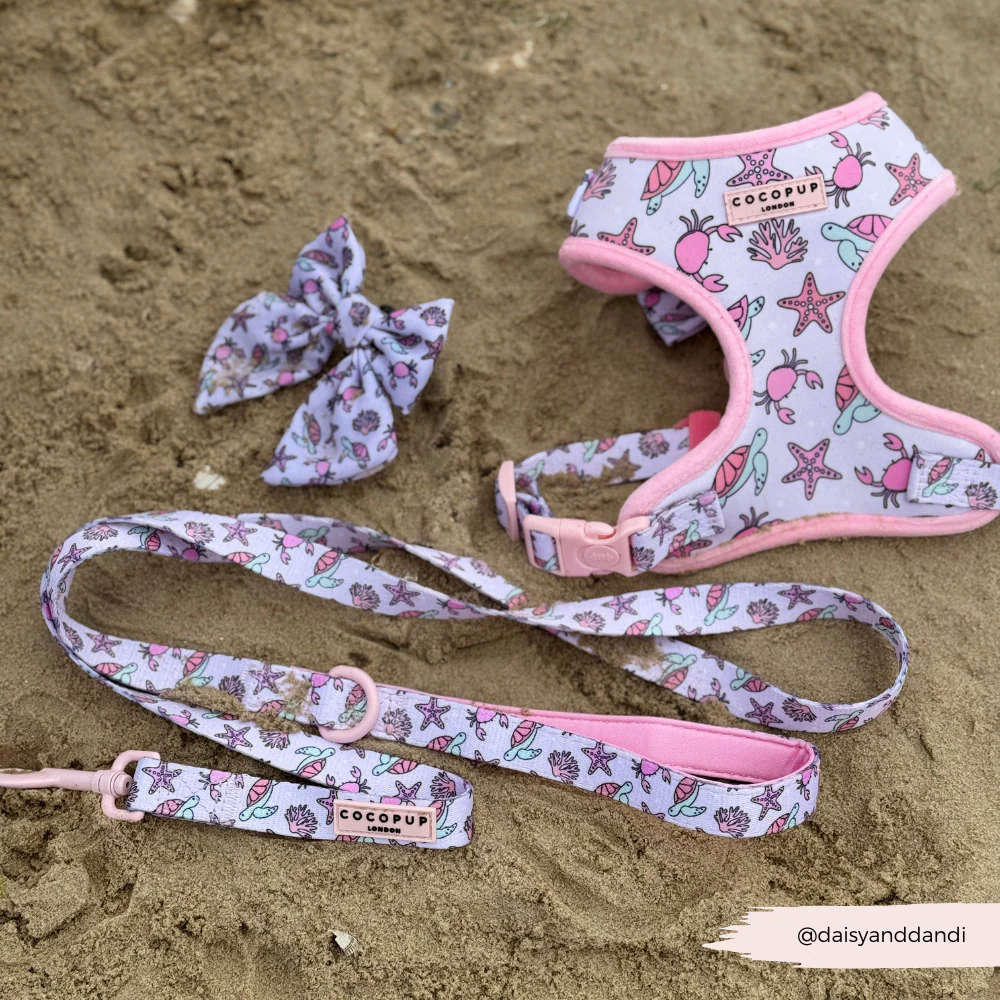 Pawcific Pink Reef Adjustable Neck HARNESS - Image 14