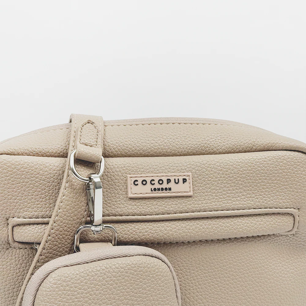 PU Leather Dog Walking Bag Bundle - Caramel - Image 3