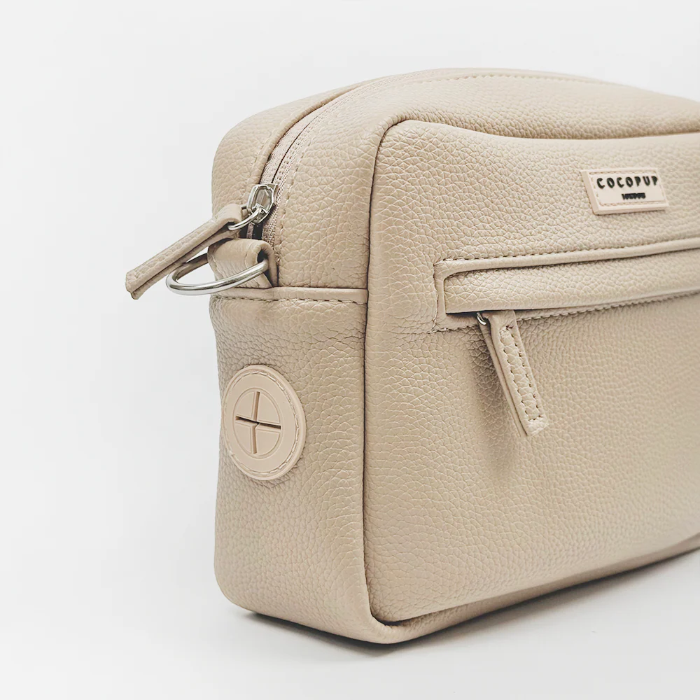 PU Leather Dog Walking Bag Bundle - Caramel - Image 5