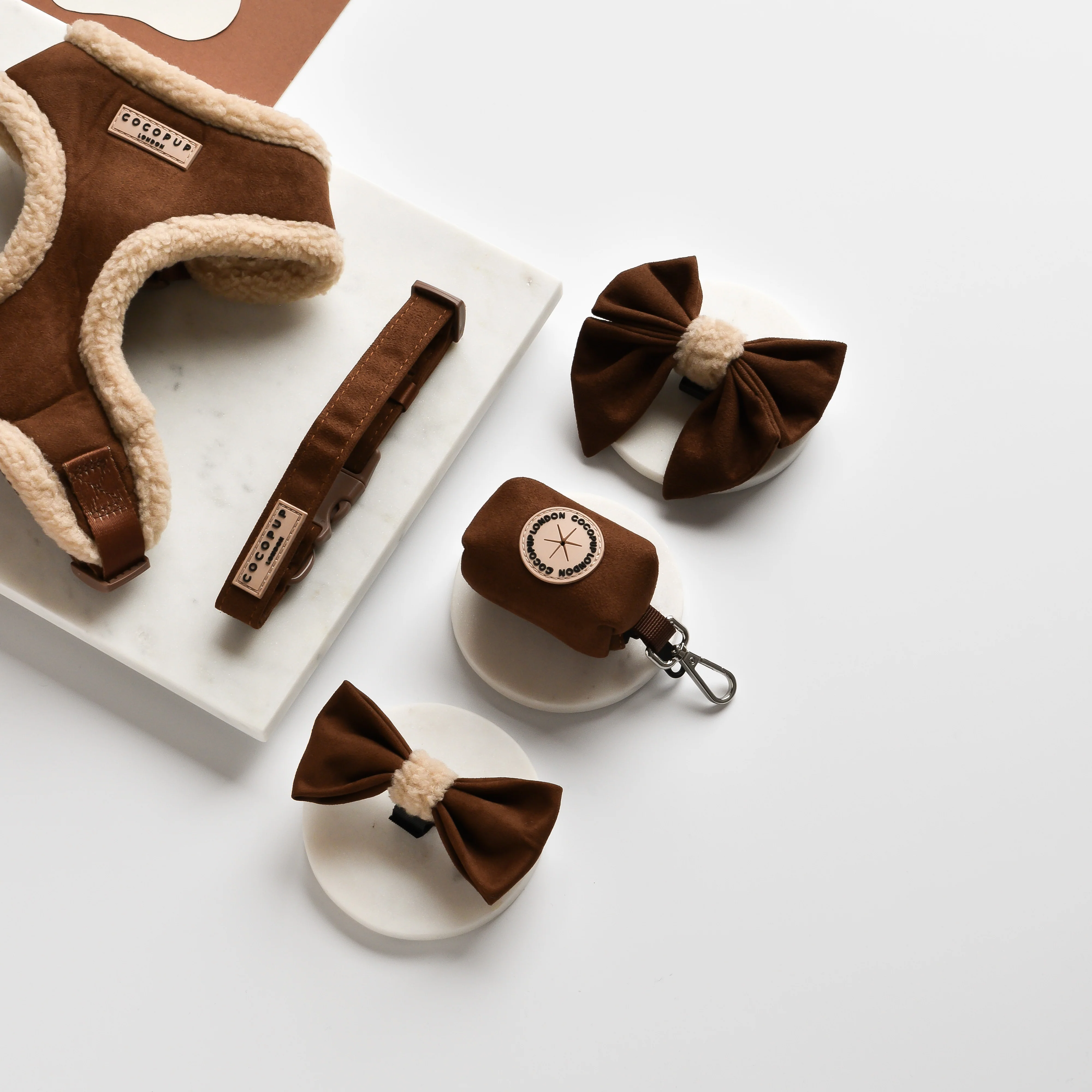 Brown Aviator Sailor Bow Tie - Image 3