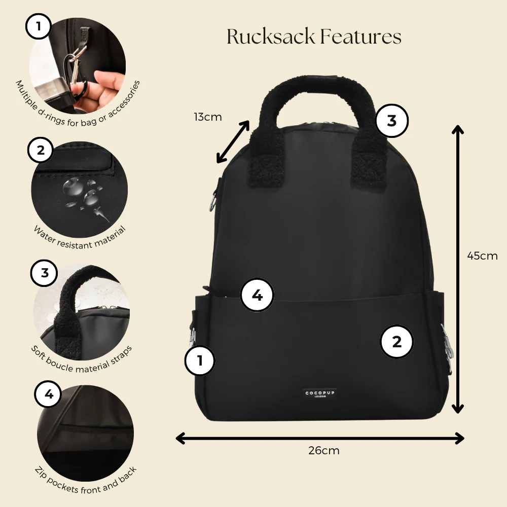Rucksack - Black - Image 3